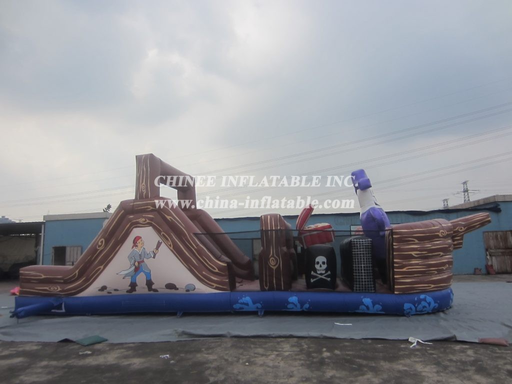 T7-286 Pirates Inflatable Obstacles Courses