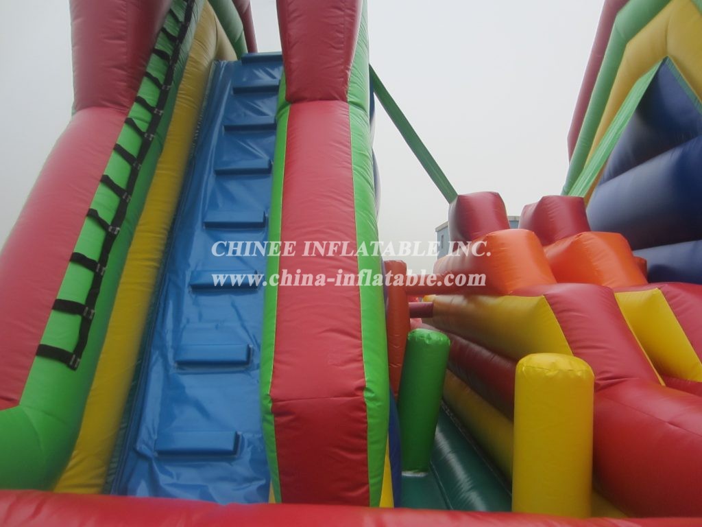 T8-1432 Giant Long Adults Inflatable Slides