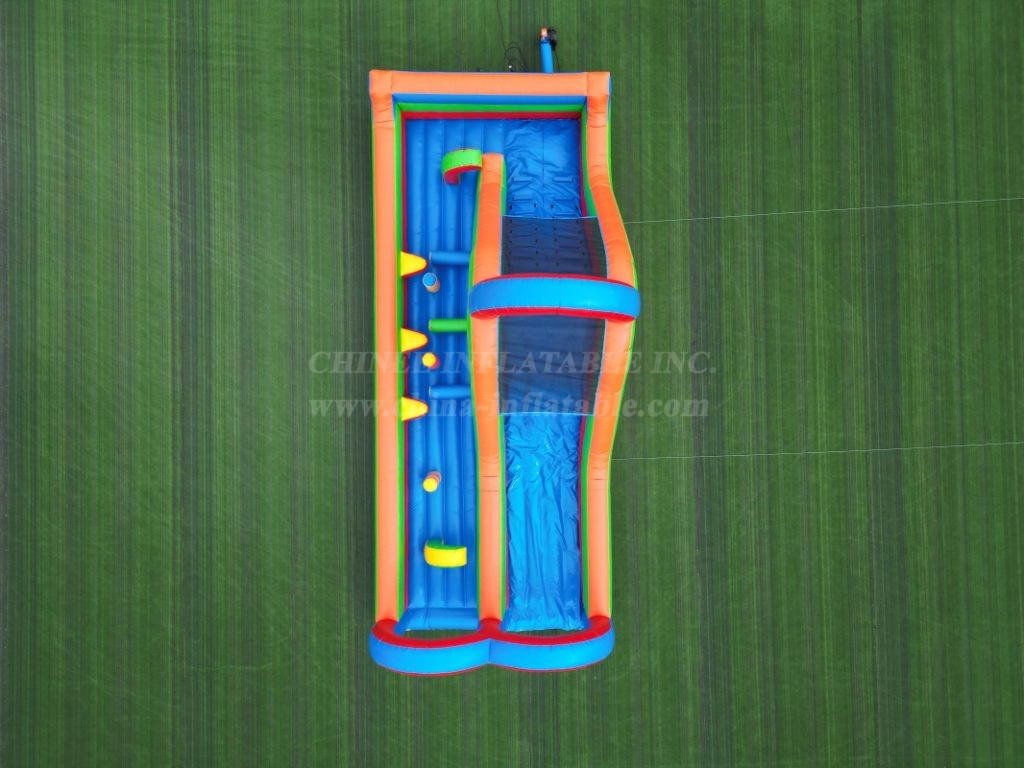 T8-324 Inflatable Giant Slide with Obstacle Course