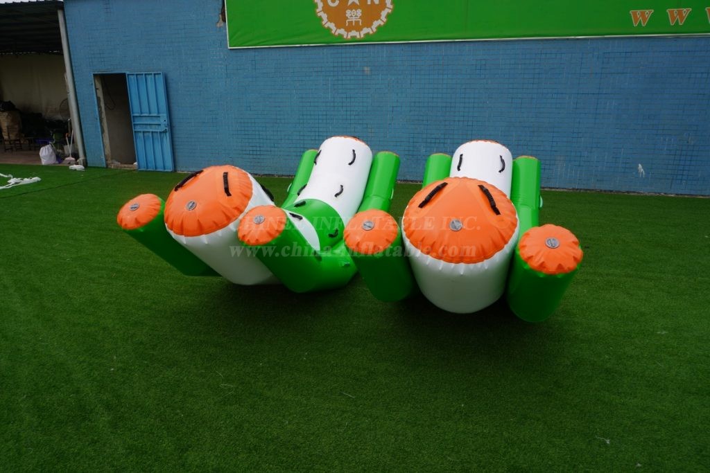 T10-123 Double Rocker Inflatable Water Sport Games For Kids Party Events