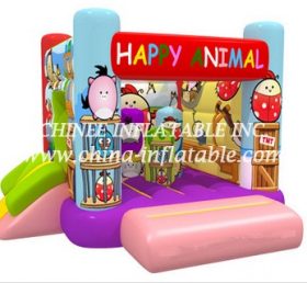 T2-3299 Happy Animal Jump Castle