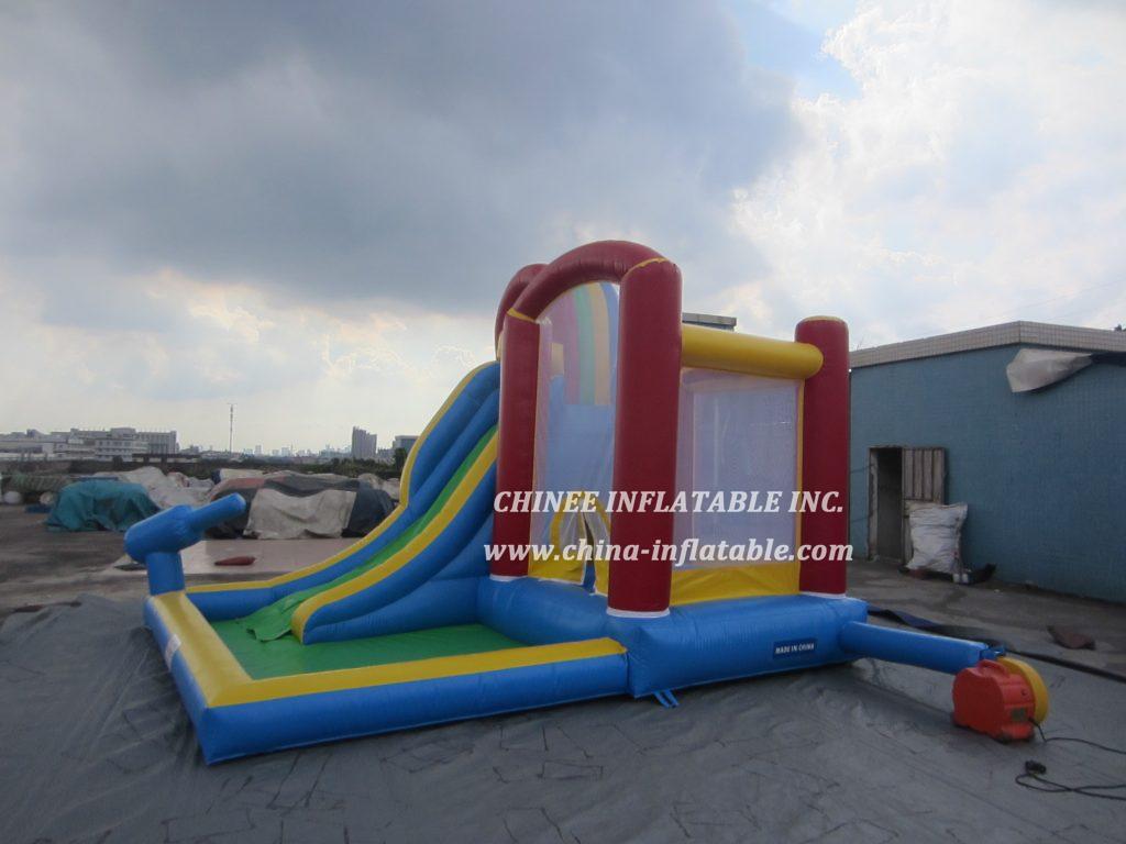 T5-689 Commercial Inflatable Water Pool Slide Bouncy Combo