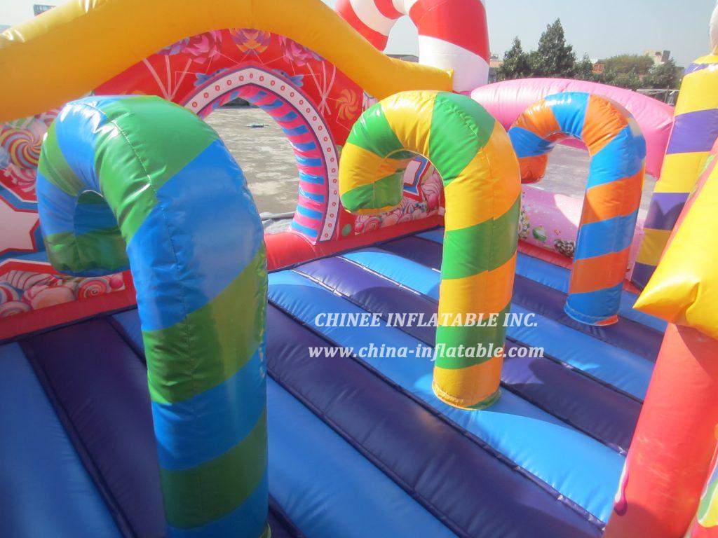 T2-3492 Candy Inflatable Playground Funcity