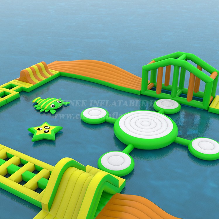 S135 Inflatable Water Park Aqua Park Water Island