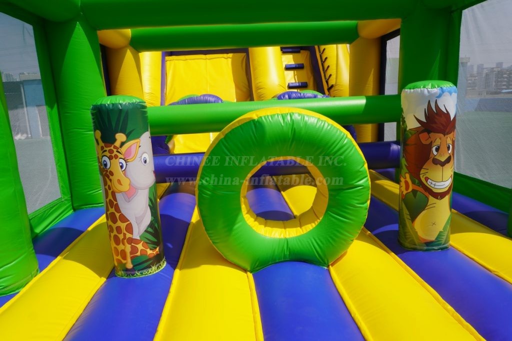 T8-5000 Jungle Slide With Obstacle Courses