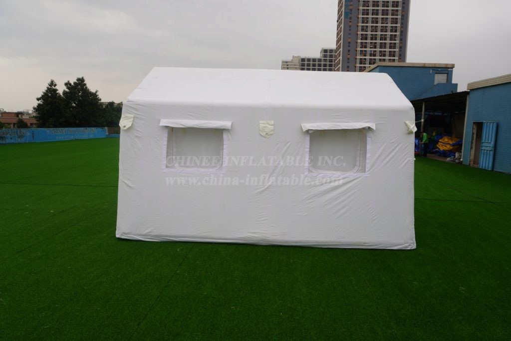 Tent1-4718 Portable Inflatable Medical Shelter With Clear Windows For Emergency Response