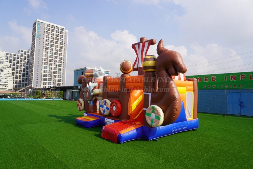 T2-3194 Pirate Ship Inflatable Playground