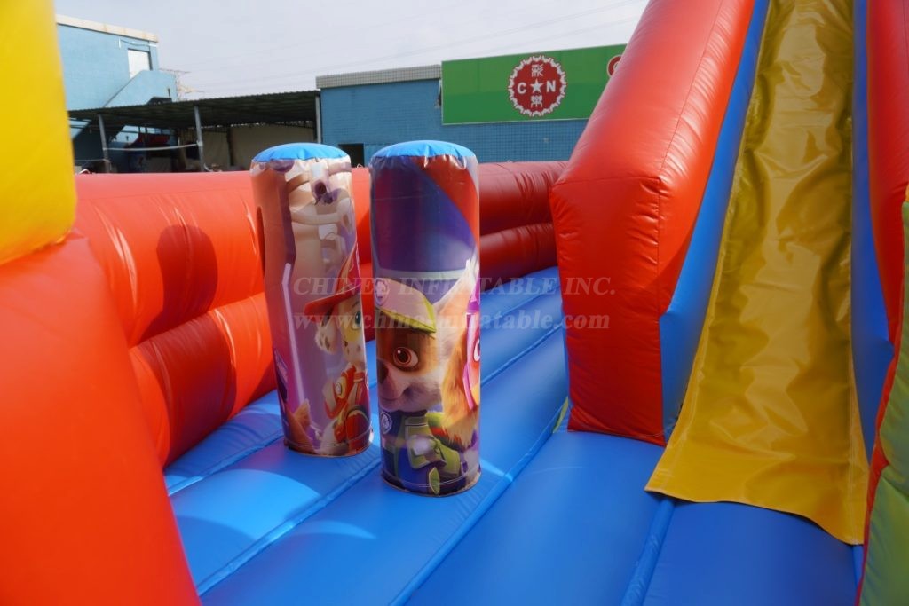 T8-1408B Paw Patrol Themed Inflatable Slide