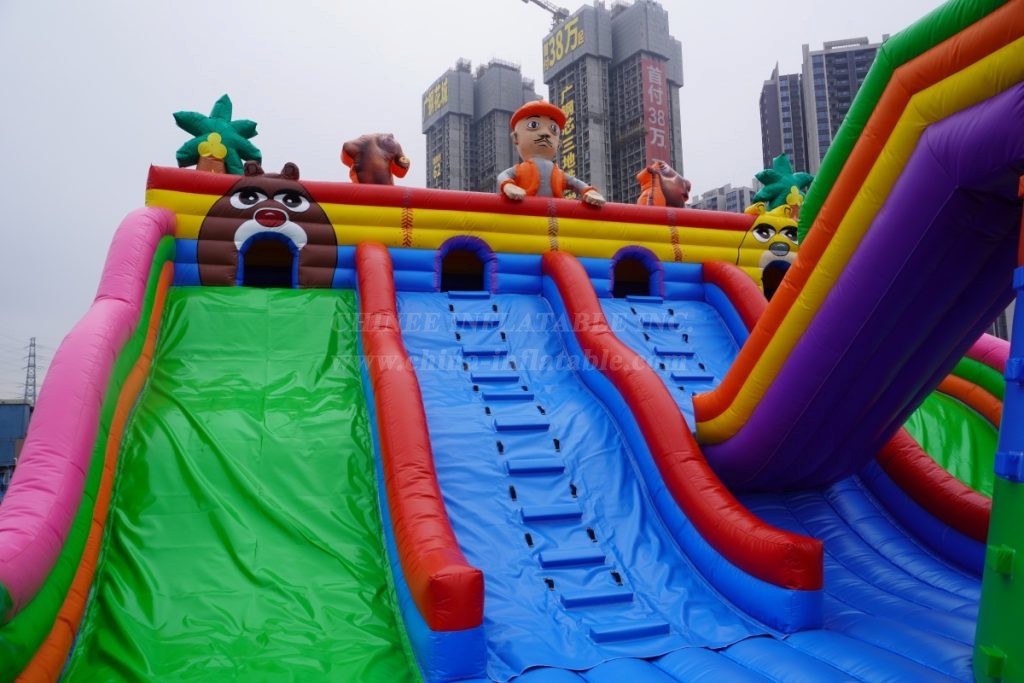 T6-805B Boonie Bears Theme Inflatable Park