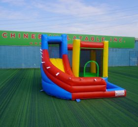 T2-8114 Inflatable Bounce House With Sli...