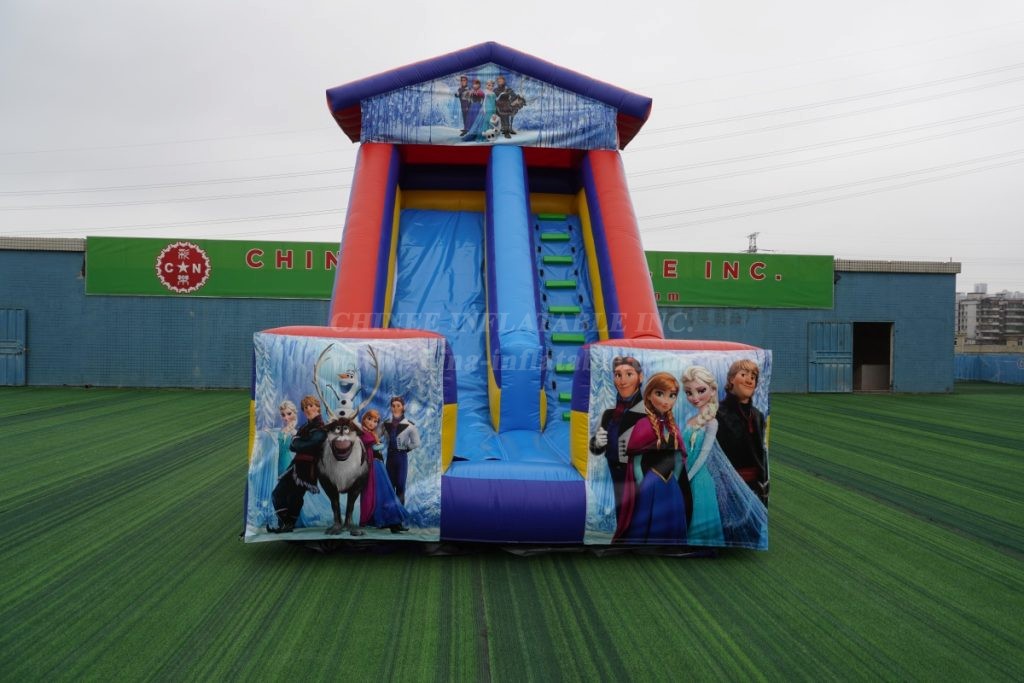 T8-1210B Frozen themed inflatable slide