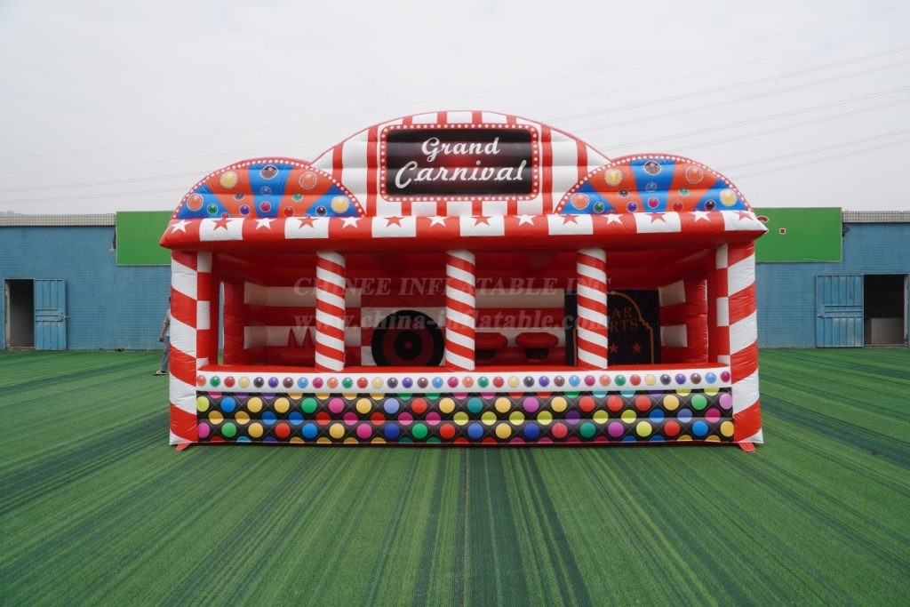 Tent1-534B Circus Theme Inflatable Game Pavilion